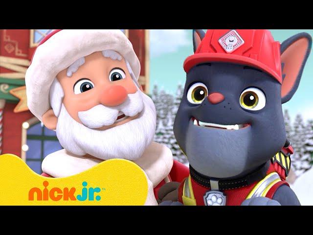 PAW Patrol Pups Help Santa!  w/ Rocky, Charger, and Rubble | Nick Jr. UK