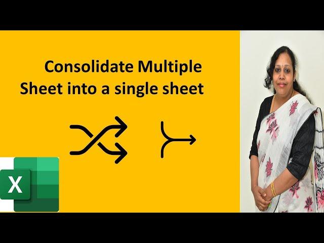 How to consolidate data from multiple sheets to  a single sheet