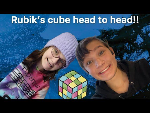 Rubik’s cube head to head! @Faiththecuber