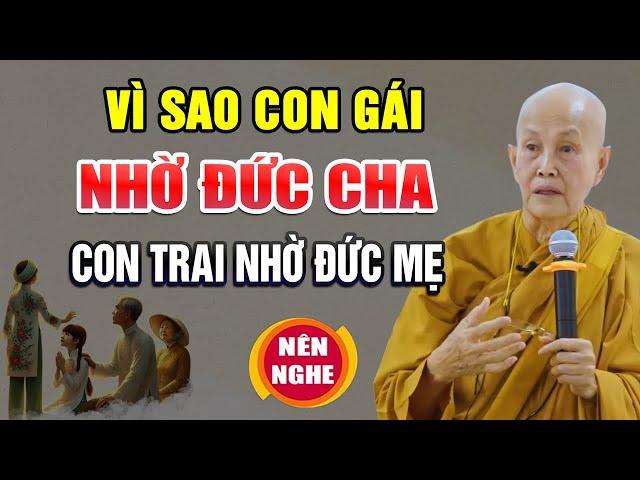 Vì Sao Con Gái Nhờ Đức Cha, Con Trai Nhờ Đức Mẹ (Bài Giảng Cực Hay) - Sư Cô Tâm Tâm