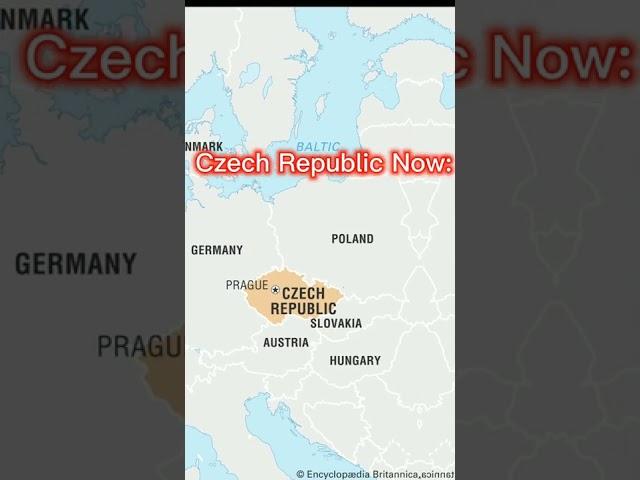 Czech Republic Now Vs Then #shorts