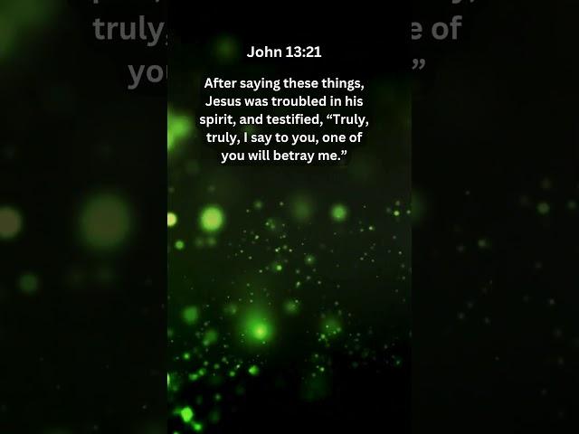 Journey of faith and spiritual growth | John 13:21 Daily Bible Verse