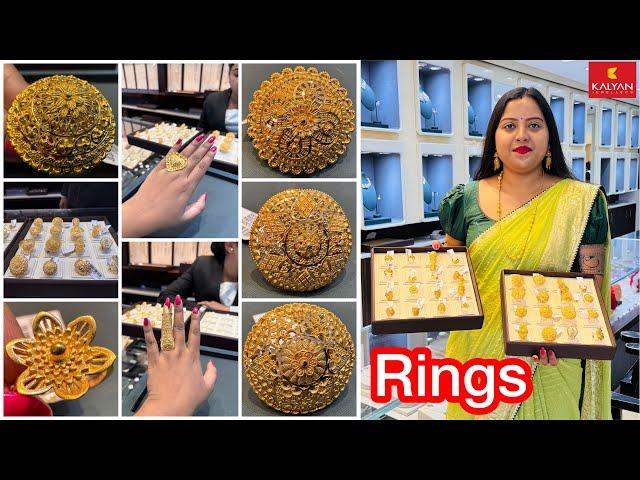 Dazzling huge collections of gold Rings from Kalyan jewellers | Cocktail Rings | Rings 