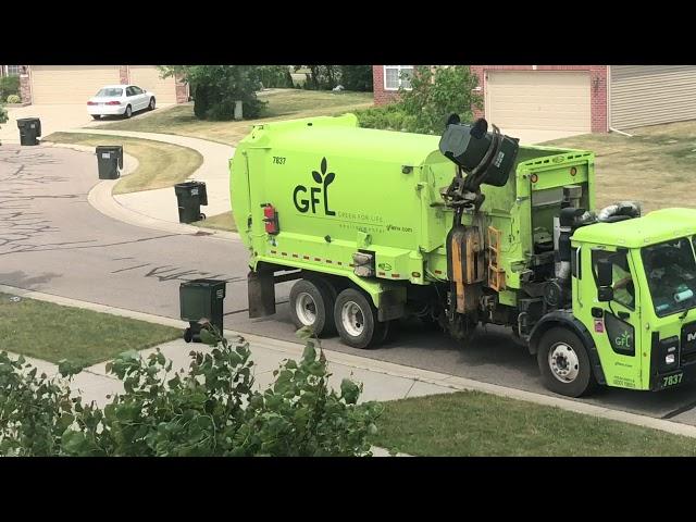 LArge Collection of Garbage Men Hand Loading Heavy Items