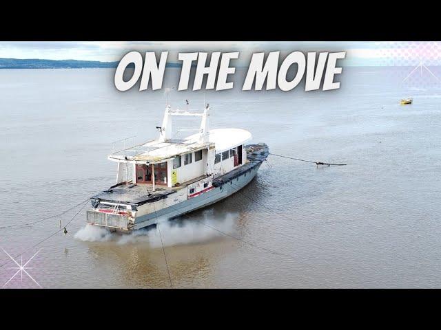 ENGINE RUN & Engine Servicing On Massive Caterpillar Marine Diesels - Ep 113  -#boatrestoration