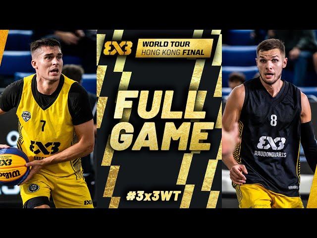 Miami  vs Raudondvaris Hoptrans  | Full Pool Game | FIBA 3x3 World Tour Hong Kong Final 2024