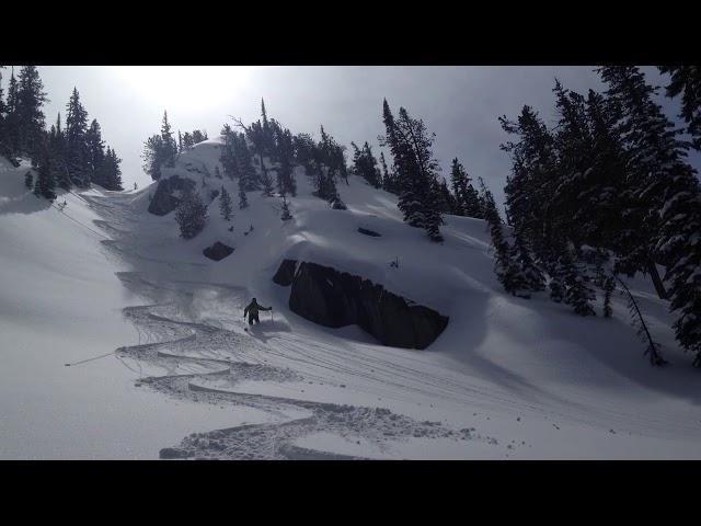 Backcountry Ski line Elkhorn Mountains Oregon Bruce and Rich