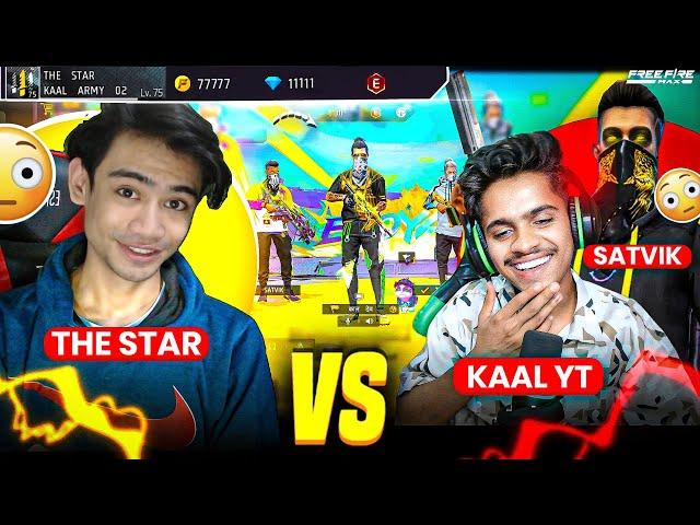 THE STAR VS KAAL YT & SATVIK 6 PRO PLAYERS || THE STAR