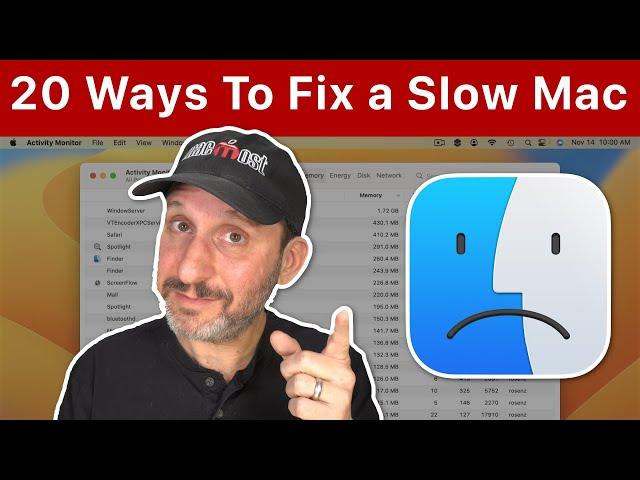 20 Ways to Fix a Slow Mac