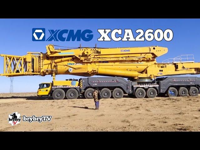 XCMG XCA2600 World's Largest All Terrain Crane | Biggest Mobile Crane #xcmg #allterraincrane