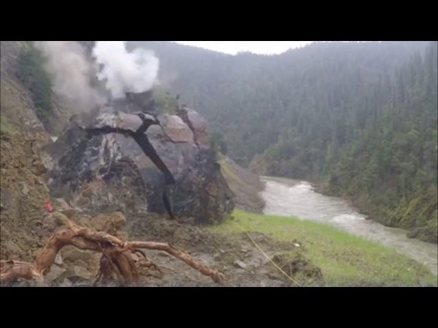 Boulder Blasting Hwy 96