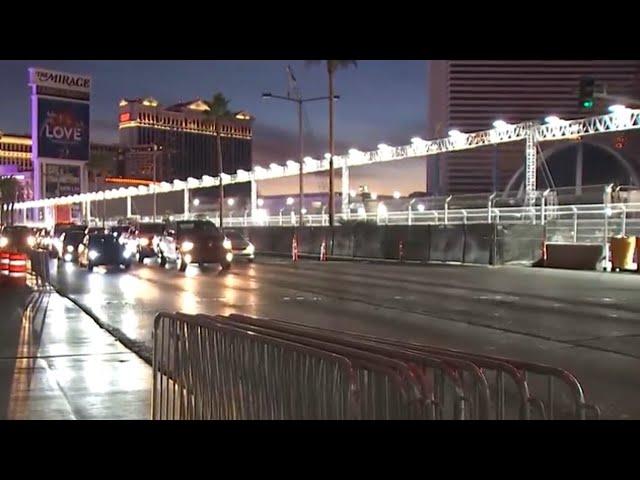 Formula 1 crews putting finishing touches on Las Vegas Strip days before Grand Prix