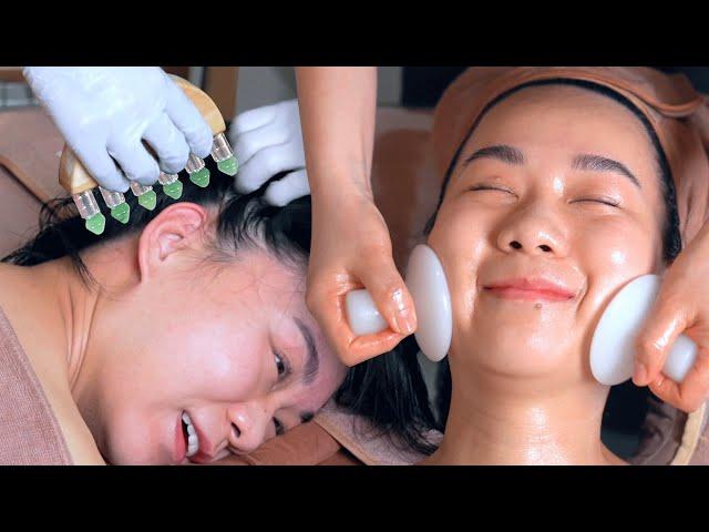 ASMR | World's Greatest Head Massage & Skin Care by a 35-year Experienced Korean Pro