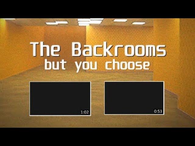 The Backrooms, but you choose | All Endings