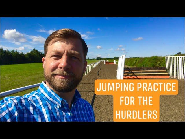 Racehorse training - Jumping Practice - Martin Smith talks about upcoming runners and other horses