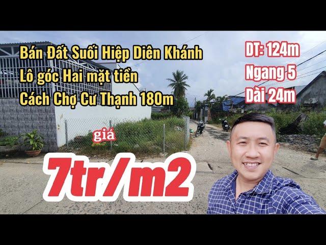 Bán Đất Diên Khánh Khánh Khánh Hòa|Đất Suối Hiệp Gần Chợ Cư Thạnh|Nha Trang Nhà Đất Khánh Hòa