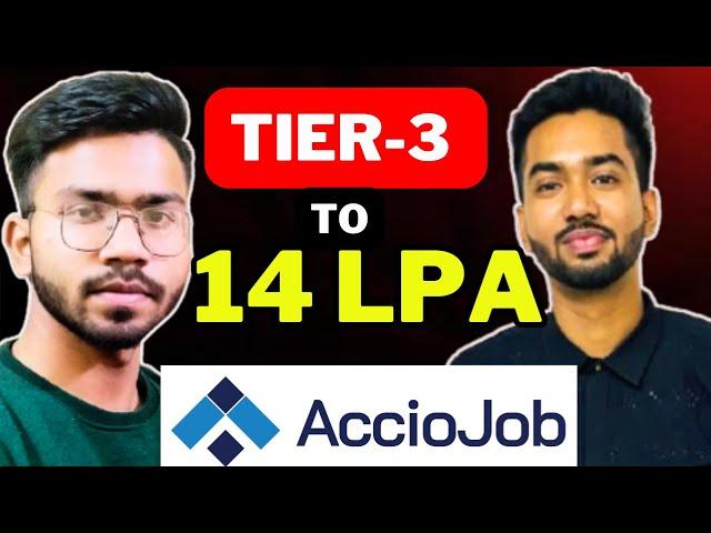 How He Cracked 14 LPA Job As A Fresher Through AccioJob | AccioJob Reviews