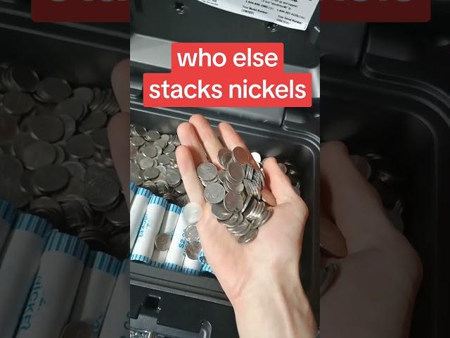 NICKEL STACKING GUIDE. GUIDE TO STACKING NICKELS. #nickels #coins  #coin #money
