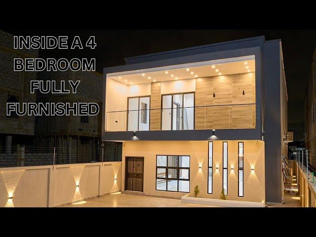 INSIDE a Modern Furnished 4 Bedroom House WITH A Swimming Pool in Accra,Ghana