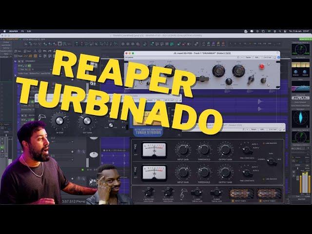 Reaper Customizado - A MÁQUINA DA MIXAGEM 100% GRATUITO