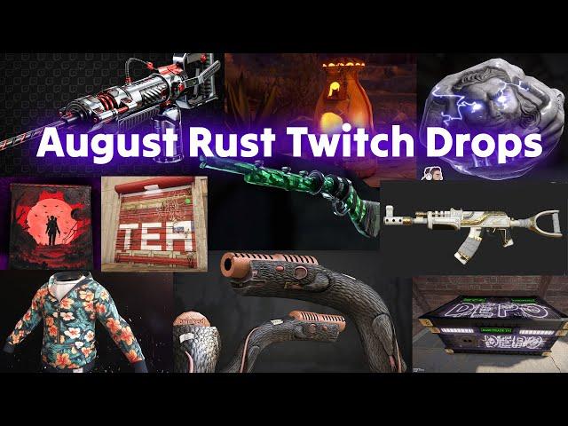 Rust Twitch Drops in August