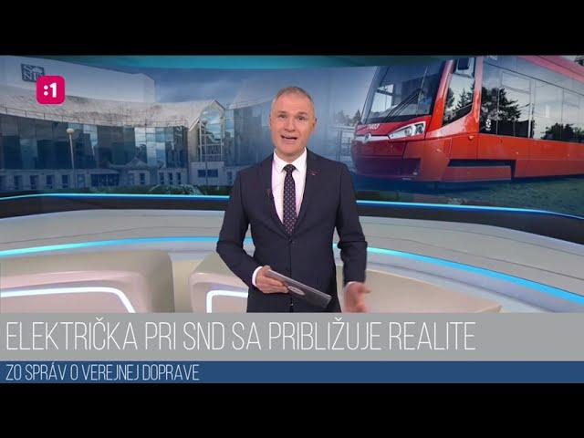 Električka pri SND sa približuje realite 25.5.2024