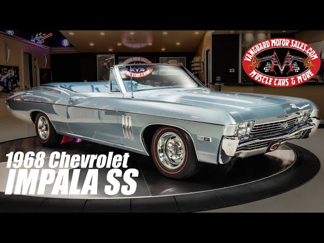 1968 Chevrolet Impala SS Convertible For Sale Vanguard Motor Sales #2059