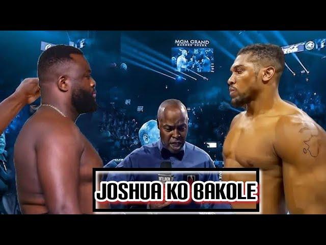 Anthony Joshua vs Martin Bakole Full Fight Boxing Highlights