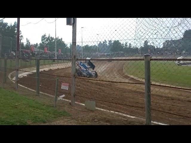 Ruapuna Speedway King of the Clay Sprintcars Heat 1