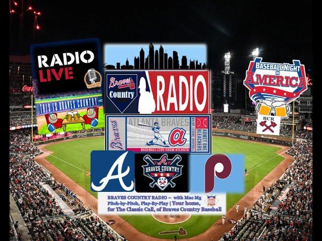 Atlanta Braves vs Phillies MLB LIVE Stream | Braves Country Baseball Play-By-Play A.I. Watch Party