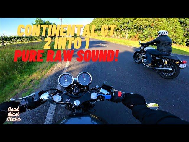 ROYAL ENFIELD 650 PURE RAW SOUND | 2 into 1 Exhaust