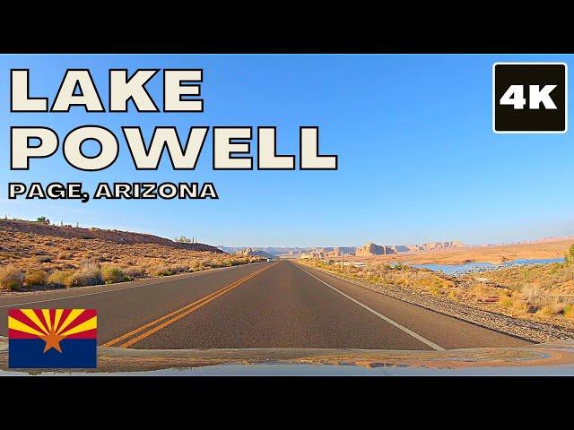 Lake Powell 4K drive (Glen Canyon National Recreation Area) - Page, Arizona