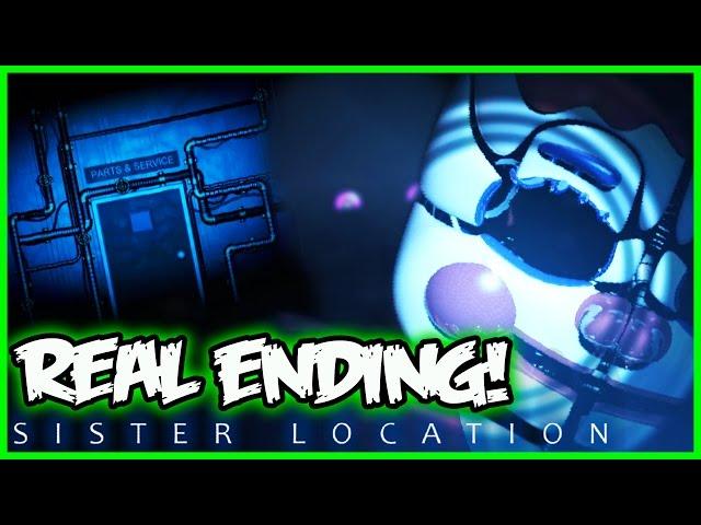 FNAF Sister Location REAL ENDING! NEW ANIMATRONIC - Five Nights at Freddy's Sister Location Gameplay