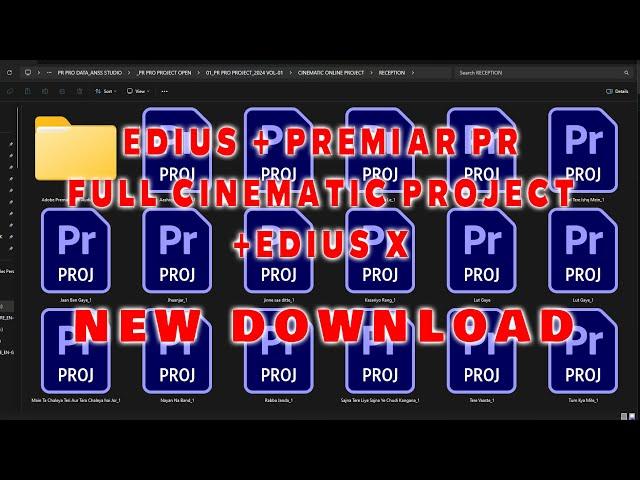 #Premiere Pro CINEMATIC Project Download | ALMOST FREE | #EDIUS WEDDING PROJECT | #CINEMATIC WEDDING