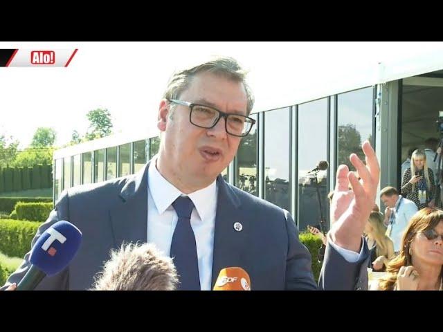 Izjava za medije predsednika Srbije Aleksandra Vučića