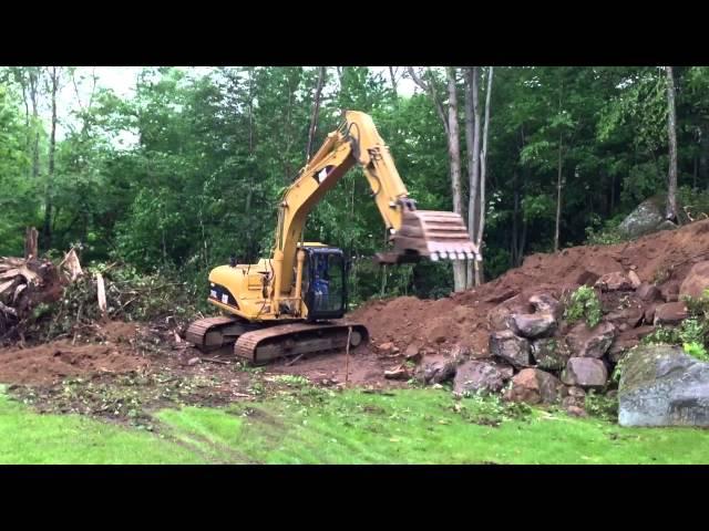 Jacob's first digger lesson