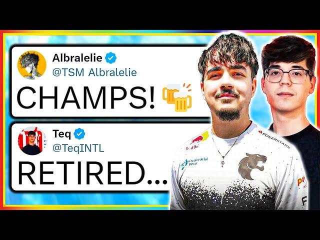 Albralelie MAKES CHAMPS...TeQ RETIRES?!  Roster Updates