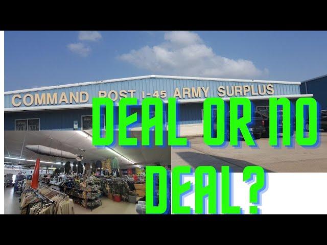 COMMAND POST ARMY SURPLUS STORE HOUSTON VISIT