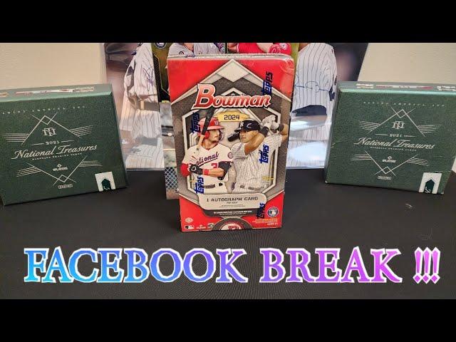 2024 Bowman Hobby Box Facebook Break. 9.2.24