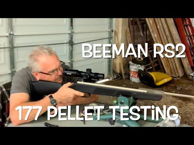 Beeman RS2 177 barrel pellet testing great shooting budget plinker!