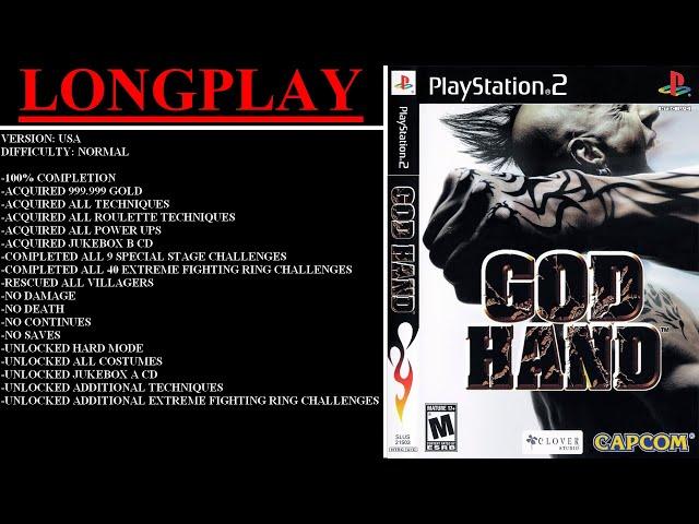 God Hand [USA] (PlayStation 2) - (Longplay | Normal Difficulty | 100% Completion)