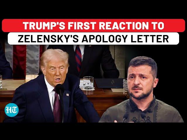 Congress: Trump's 1st Reaction To Zelensky Apology Letter; Says This About Putin…| Ukraine,Russia,US