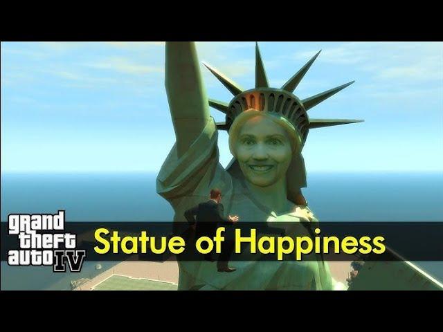 Statue of Happiness GTA IV Eater Egg  #gta #gta4 #eastereggs