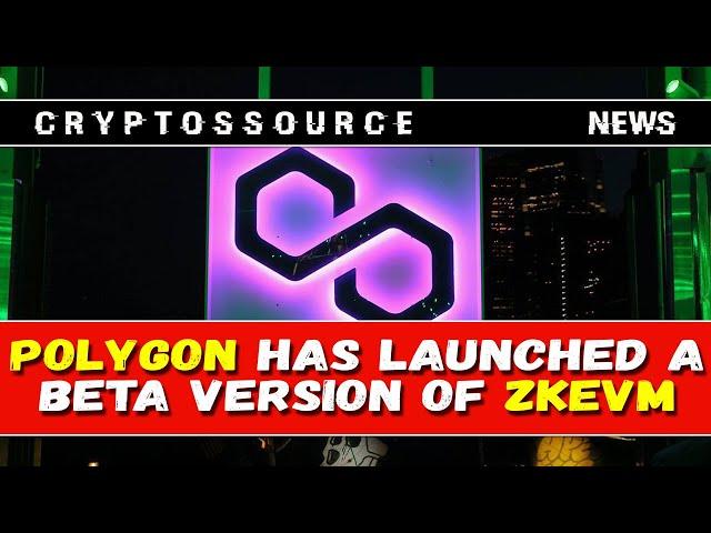 Polygon has launched a beta version of zkEVM