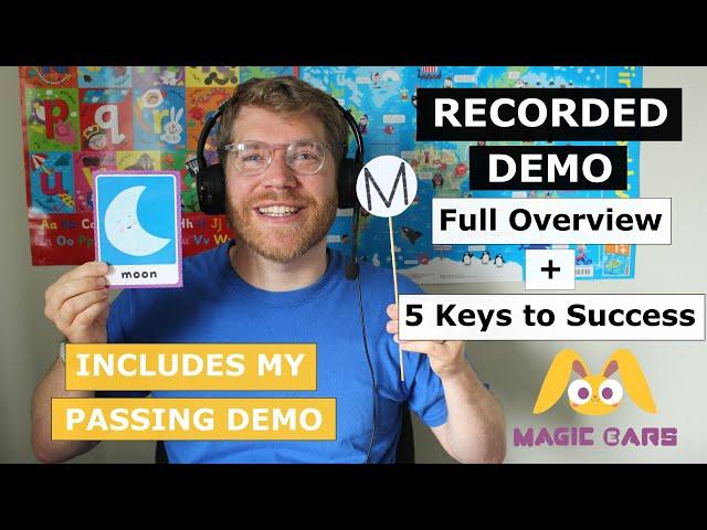 Magic Ears Recorded Demo + 5 Keys to Success + My Actual Passing Demo