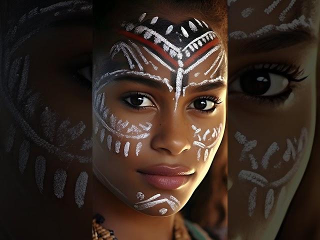 Melanesian Mosaic      Beautiful Ethnic Papuan Woman Cultural Portrait by Global Facescapes