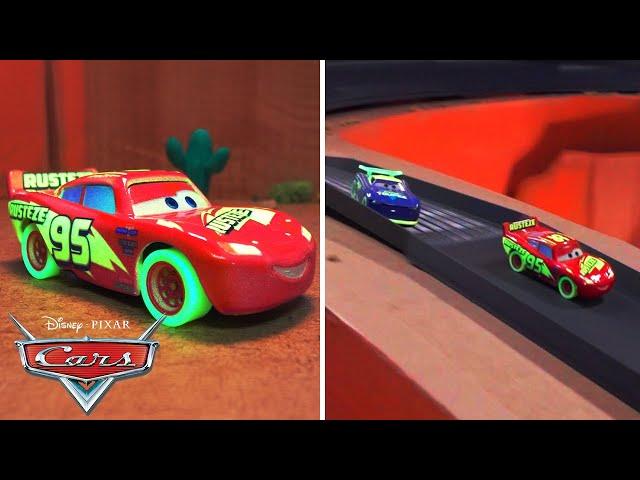 Lightning McQueen vs Will Rusch at ﻿the Ornament Valley Race Competition! | Pixar Cars