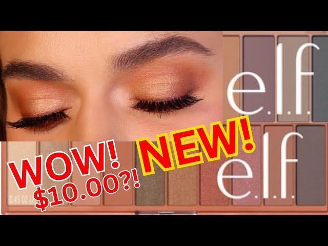 NEW Elf Perfect 10 Eyeshadow Palette FIRST IMPRESSION and TUTORIAL!