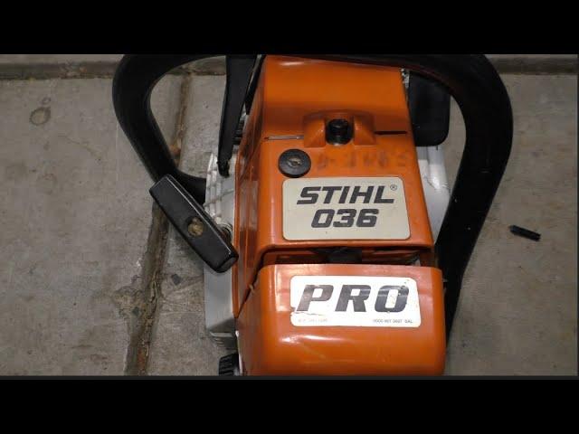 Stihl 036 Pro Rebuild - Part 1
