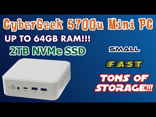 Incredibly Powerful Mini PC!!! The incredibly fast CyberGeek 5700u Mini PC #CyberGeek #Ryzen7 #5700u